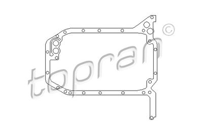 Прокладка, масляный поддон TOPRAN 101 593 для AUDI A6