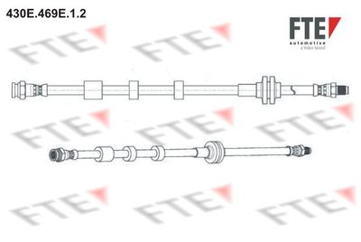 Тормозной шланг FTE 9240617 для ALFA ROMEO GIULIETTA