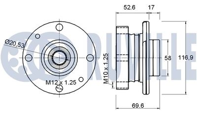 SET RULMENT ROATA RUVILLE 220283 1