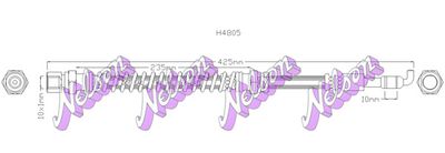 Тормозной шланг KAWE H4805 для DAEWOO LEGANZA