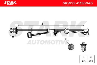 датчик, обороти на колелото STARK SKWSS-0350040