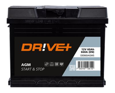 стартов акумулатор DR!VE+ DEB60AGMS