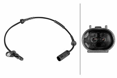 Czujnik, prędkość obrotowa koła HELLA 6PU358216-551