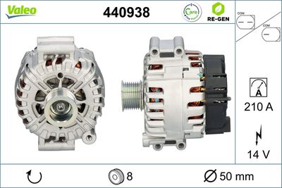 GENERATOR / ALTERNATOR VALEO 440938