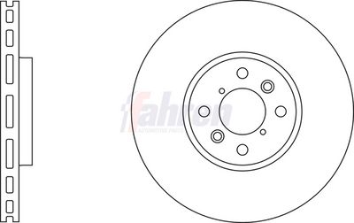 Fahren Brake Disc FBD6777