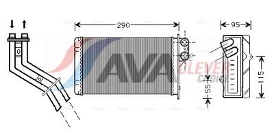 SCHIMBăTOR DE CăLDURă îNCăLZIRE HABITACLU