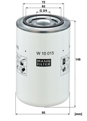 Hydraulisch filter (geschroefd), VOLVO EC480D