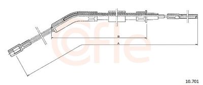 CABLU FRANA DE PARCARE