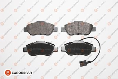Комплект тормозных колодок, дисковый тормоз EUROREPAR 1617262280 для FIAT PANDA