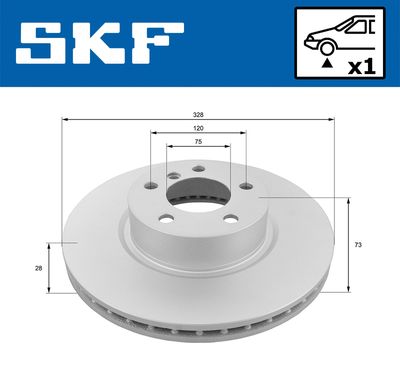 DISC FRANA SKF VKBD80179V1 1