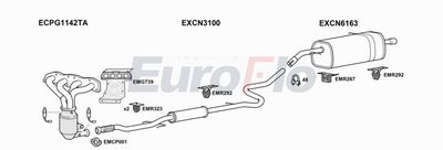 Układ wydechowy EUROFLO CNDS3165001B