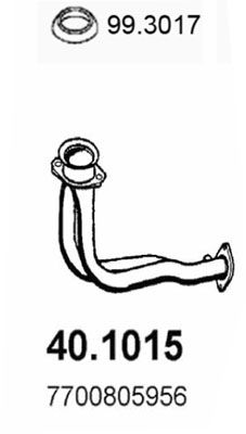 Rura wydechowa ASSO 40.1015