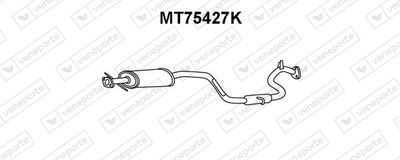 Катализатор VENEPORTE MT75427K для MITSUBISHI SPACE