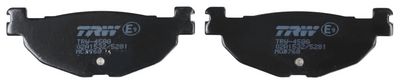 Brake pads Achter/Voor, beoogd gebruik: offroad/route/scooters, materiaal: organisch, 37,1x96,6x11,8mm