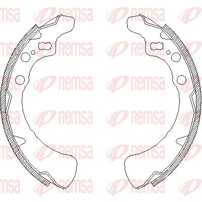 Brzdové pakny REMSA 4354.00