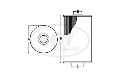 маслен филтър SCT - MANNOL SH 4031 P