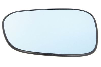Zijspiegel glas Rechts (in reliëf, met verwarming, blauw) past: SSANGYONG REXTON II, REXTON W, REXTON Y400 03.11-12.18