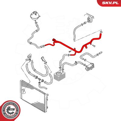 Potrubí chladiva SKV 43SKV795