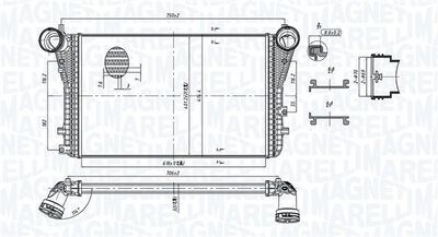 Интеркулер MAGNETI MARELLI 351319204040 для VW PASSAT