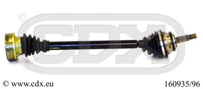 CDX 160935/96 Полуось в сборе  для AUDI 80 B3 седан (893, 894, 8A2) 1.8
