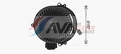 VENTILATOR HABITACLU AVA Clever Choice BW8611 2