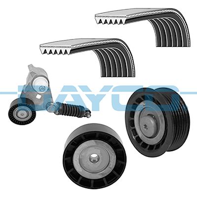 SET CUREA TRANSMISIE CU CANELURI DAYCO KPV742
