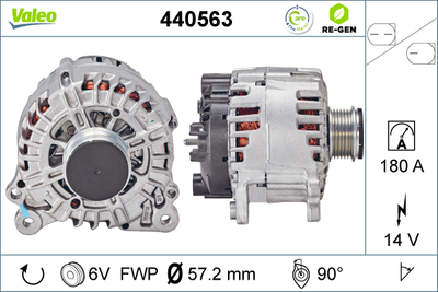 Генератор VALEO 440563 для VW TOUAREG