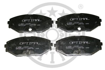 Комплект тормозных колодок, дисковый тормоз OPTIMAL 12156 для INFINITI Q45