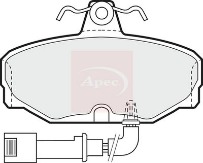 APEC Brake Pad Set, disc brake PAD479