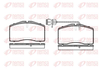 REMSA 0448.02 Тормозные колодки REMSA для VW PHAETON (3D1, 3D2, 3D3, 3D4, 3D6, 3D7, 3D8, 3D9)