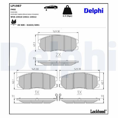 SET PLACUTE FRANA FRANA DISC DELPHI LP1987 2