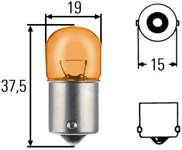 Bulb, direction indicator 8GA 002 071-051