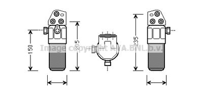 Осушитель, кондиционер AVA QUALITY COOLING AID300 для AUDI A2
