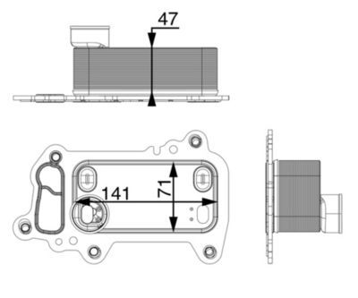 RADIATOR ULEI ULEI MOTOR MAHLE CLC79000P 1