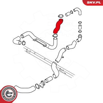 Hadica plniaceho vzduchu ESEN SKV 24SKV128