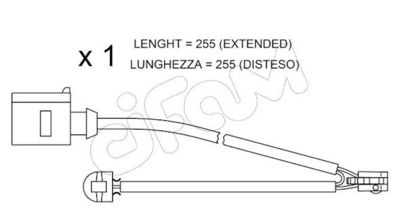 SENZOR DE AVERTIZARE UZURA PLACUTE DE FRANA