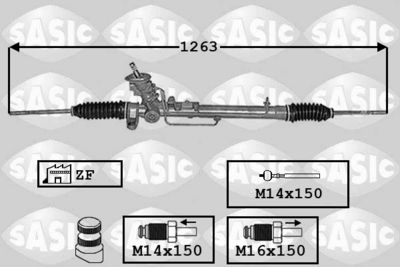 SASIC 7006140 Рулевая рейка  для SEAT LEON (Сеат Леон)