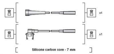 ZüNDLEITUNGSSATZ MAGNETI MARELLI 941318111145 1