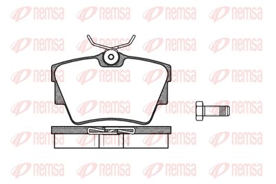 REMSA 0591.30 Тормозные колодки и сигнализаторы  для NISSAN PRIMASTAR (Ниссан Примастар)