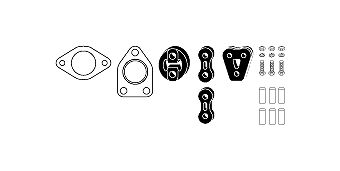 MONTAGESATZ ABGASANLAGE