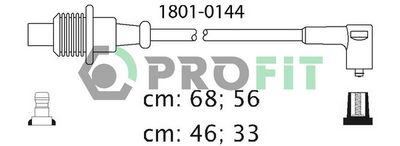 Комплект проводов зажигания PROFIT 1801-0144 для CITROËN JUMPY