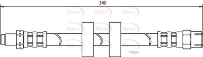 Brake Hose APEC HOS3051