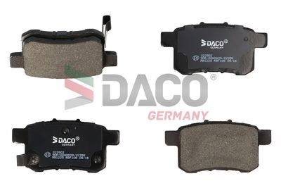 Комплект тормозных колодок, дисковый тормоз DACO Germany 323902 для HONDA ACCORD