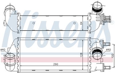 INTERCOOLER COMPRESOR NISSENS 96466 5