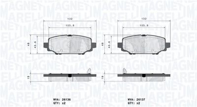 BREMSBELAGSATZ SCHEIBENBREMSE