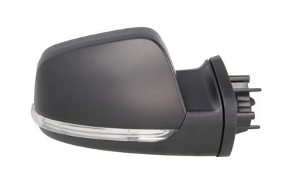 Zijspiegel Rechts (elektrisch, asferisch, met verwarming, under-coated, met indicator) past: MERCEDES A-KLASA W169, B-KLASA W245 03.08-06.12