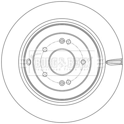 BORG & BECK BBD6248S Тормозные диски для KIA STINGER (CK) 2.0 T-GDI BORG & BECK BBD6248S Тормозные диски для KIA STINGER (CK) 2.0 T-GDI