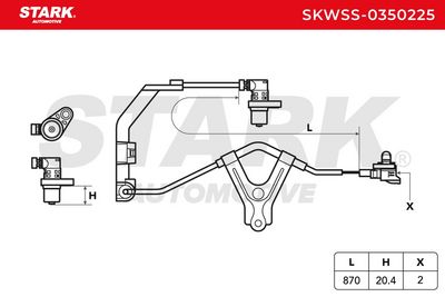 датчик, обороти на колелото STARK SKWSS-0350225
