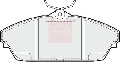 APEC Brake Pad Set, disc brake PAD1895