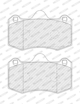 SET PLACUTE FRANA FRANA DISC FERODO FDB4887 1